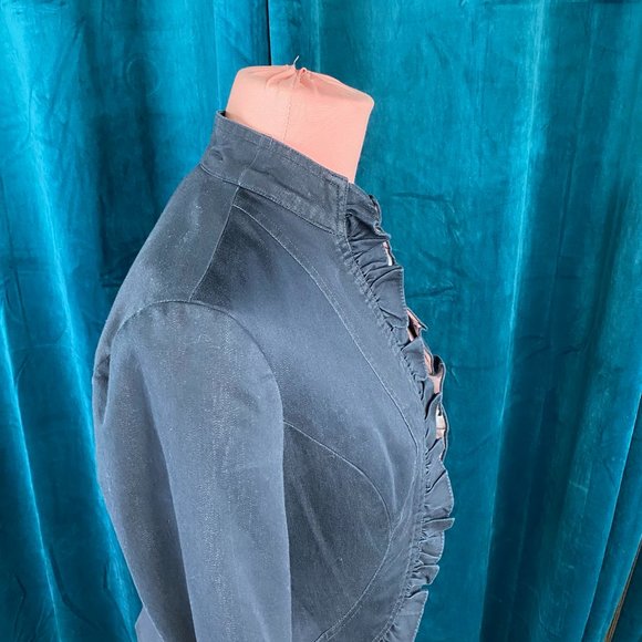 Studio JPR Open Front Ruffle Blazer Jacket - Picture 2 of 7